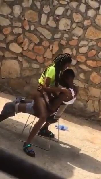 Sweet sex with school hostel neighbor outside